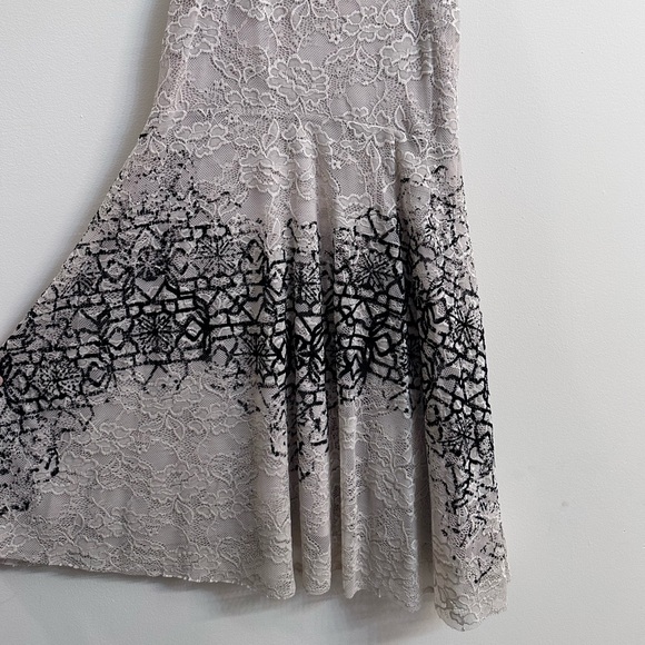 Free People Tan & Black Lace Dress - Picture 6 of 13